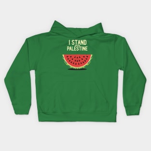 I stand with palestine Kids Hoodie